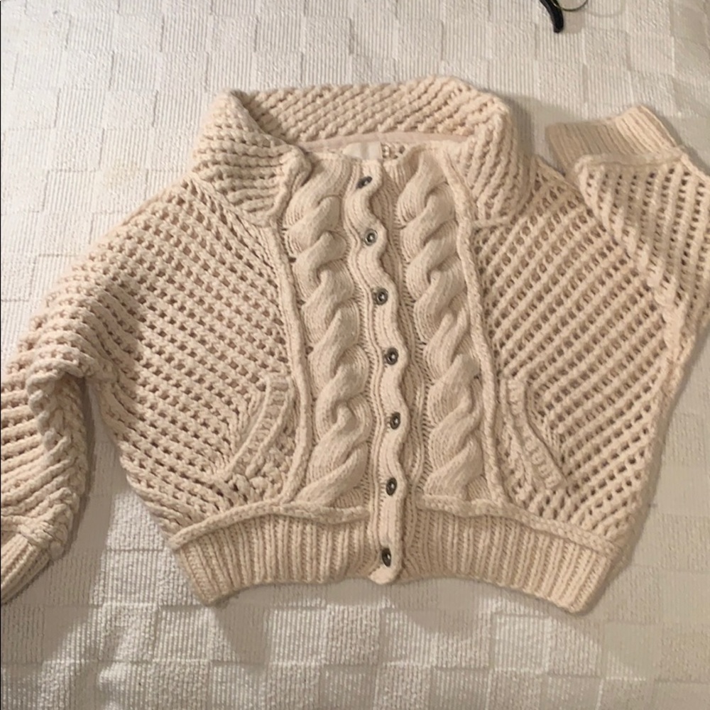 M.O.L. Knits Cropped Chunky Sweater